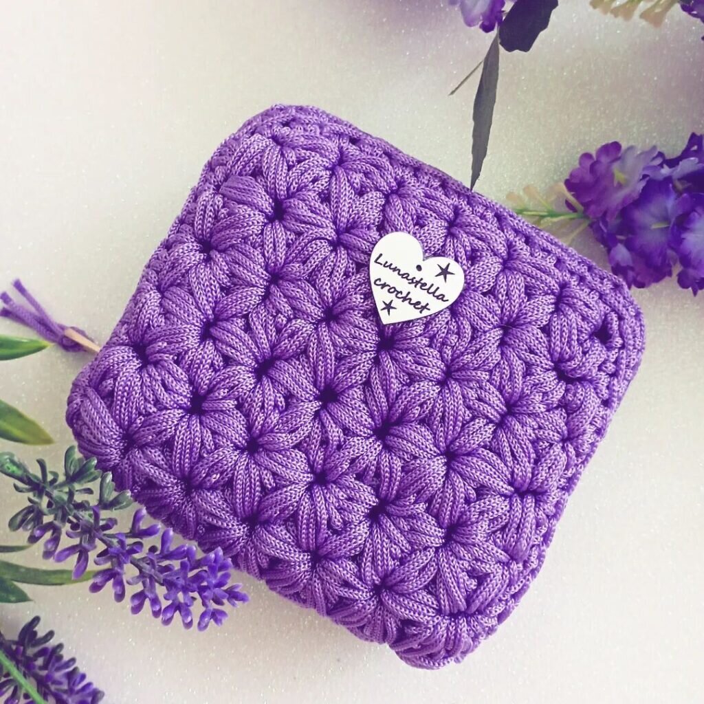 Crochet Knitted Wallet Free Pattern 7