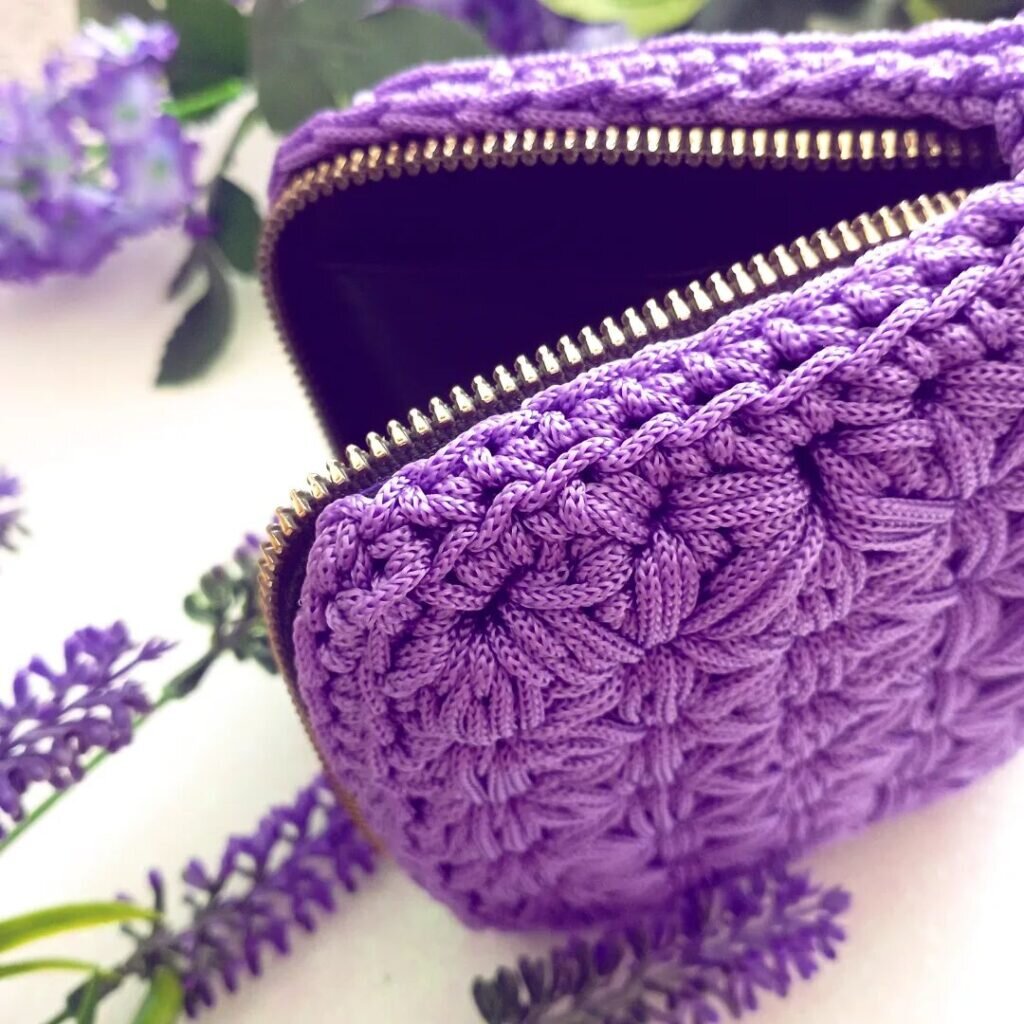 Crochet Knitted Wallet Free Pattern 8