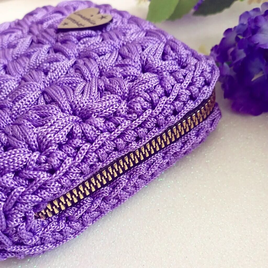 Crochet Knitted Wallet Free Pattern 9