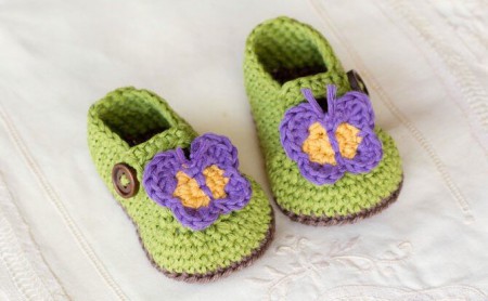 Crochet Knitting Shoes Free Pattern