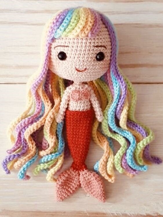 Crochet Mermaid Amigurumi Free Pattern 1