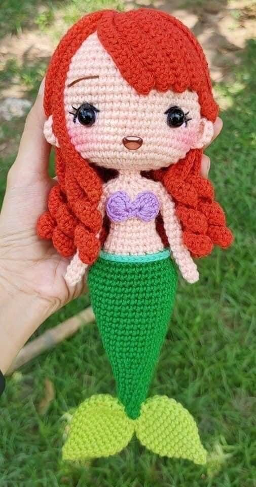 Crochet Mermaid Amigurumi Free Pattern 2