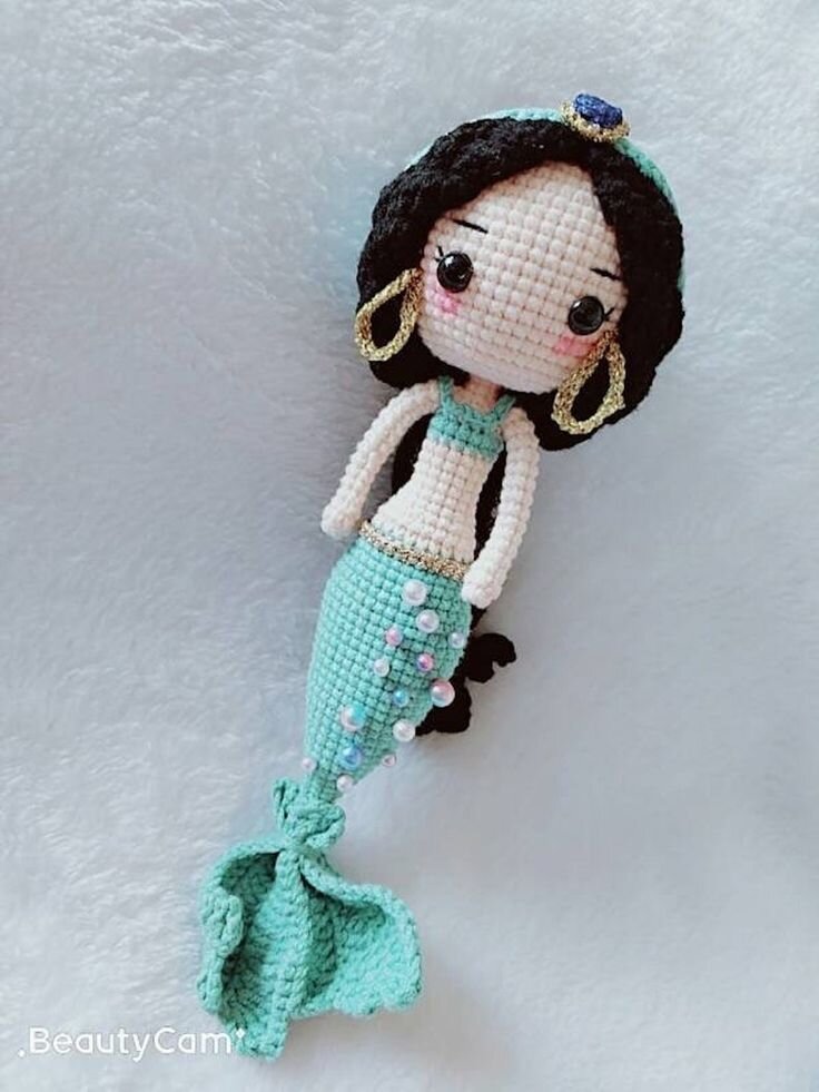 Crochet Mermaid Amigurumi Free Pattern 3