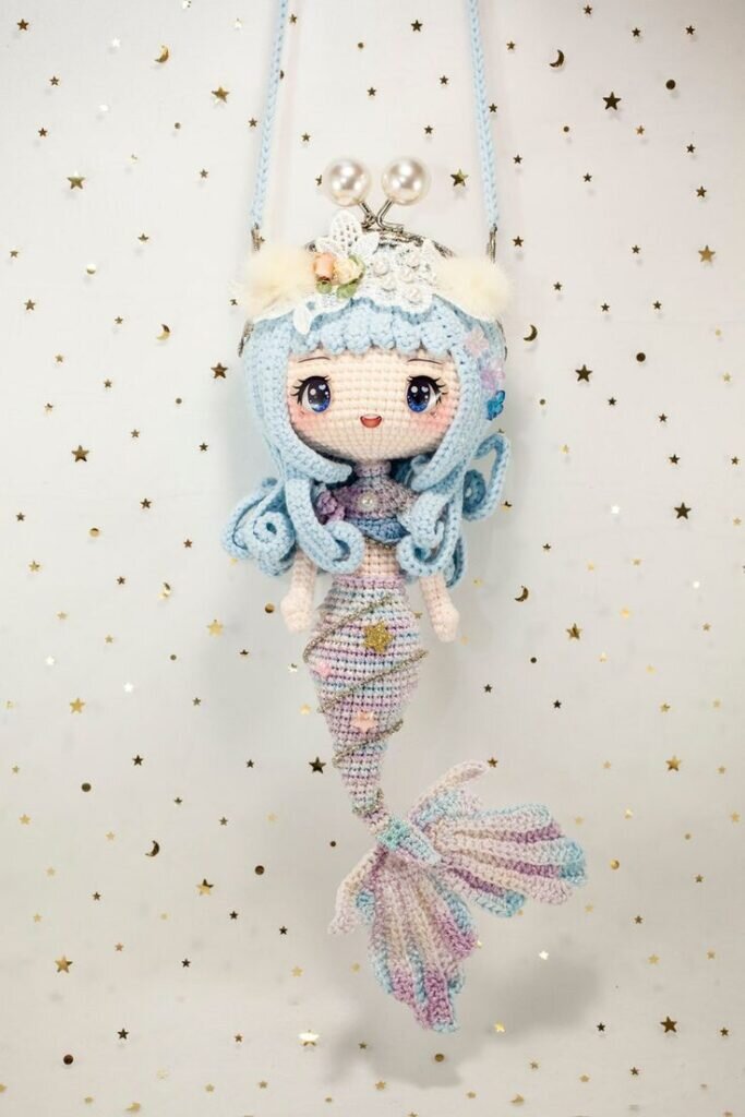 Crochet Mermaid Amigurumi Free Pattern 5