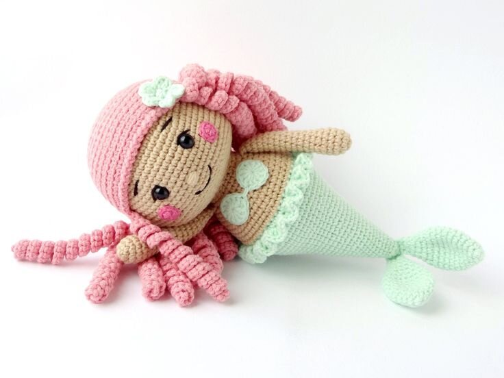 Crochet Mermaid Amigurumi Free Pattern 6