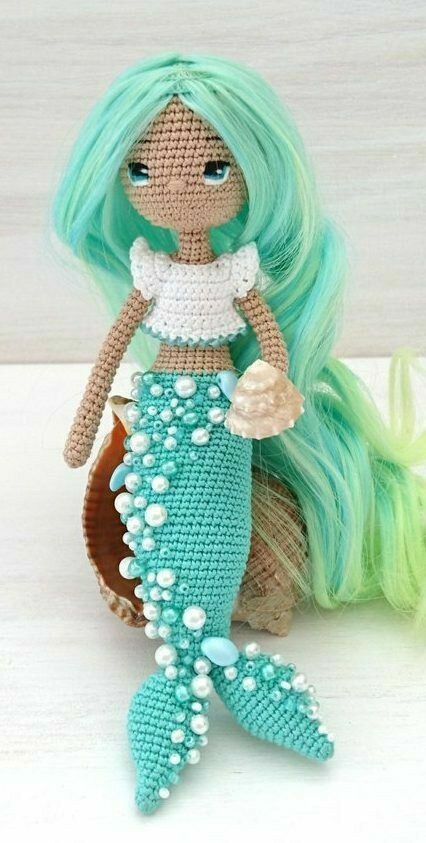 Crochet Mermaid Amigurumi Free Pattern 8