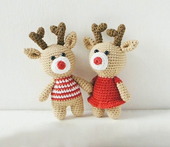 Crochet Reindeer Free Pattern Amigurumi 1