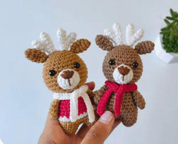 Crochet Reindeer Free Pattern Amigurumi 4