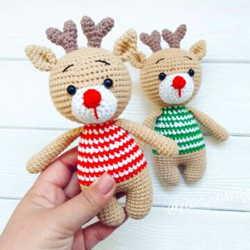 Crochet Reindeer Free Pattern Amigurumi