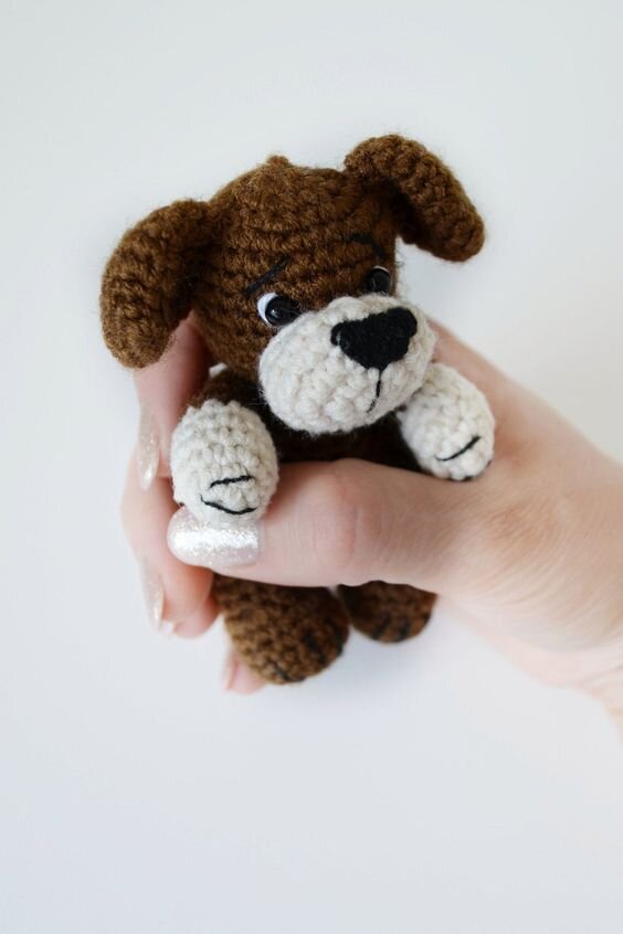 Crochet Small Chiot Amigurumi Free Pattern 4