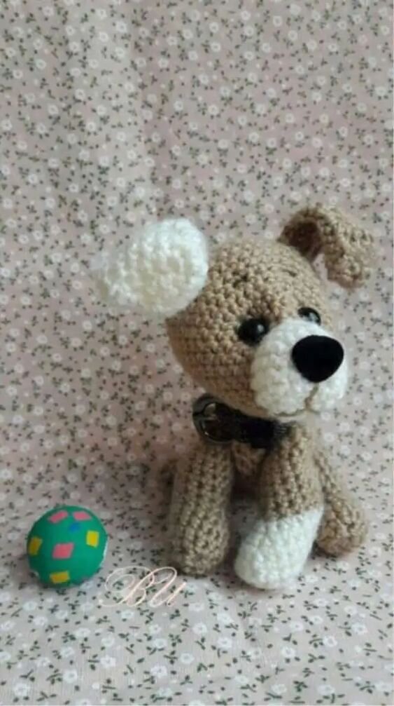 Crochet Small Chiot Amigurumi Free Pattern 5