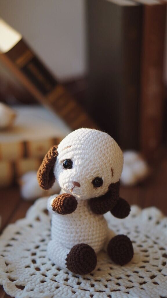 Crochet Small Chiot Amigurumi Free Pattern 6