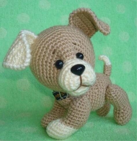 Crochet Small Chiot Amigurumi Free Pattern 8