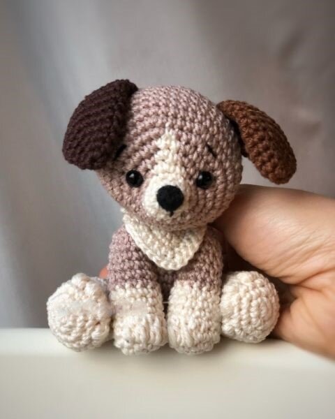 Crochet Small Chiot Amigurumi Free Pattern 9