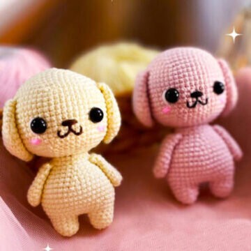 Crochet Small Chiot Amigurumi Free Pattern