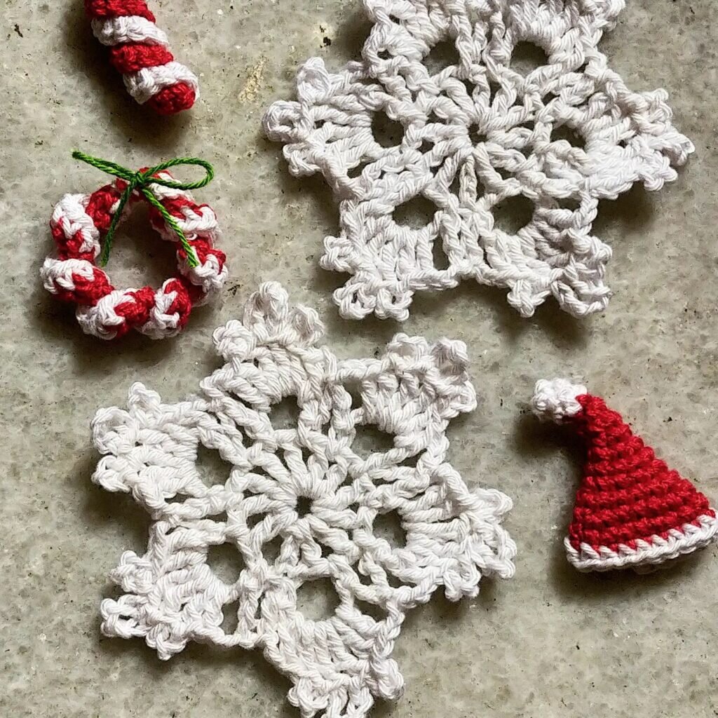 Crochet Snowflake Free Pattern 3