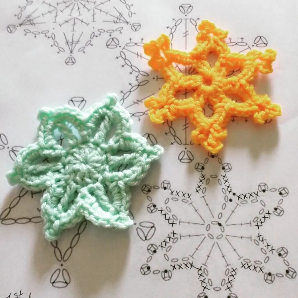 Crochet Snowflake Free Pattern 4