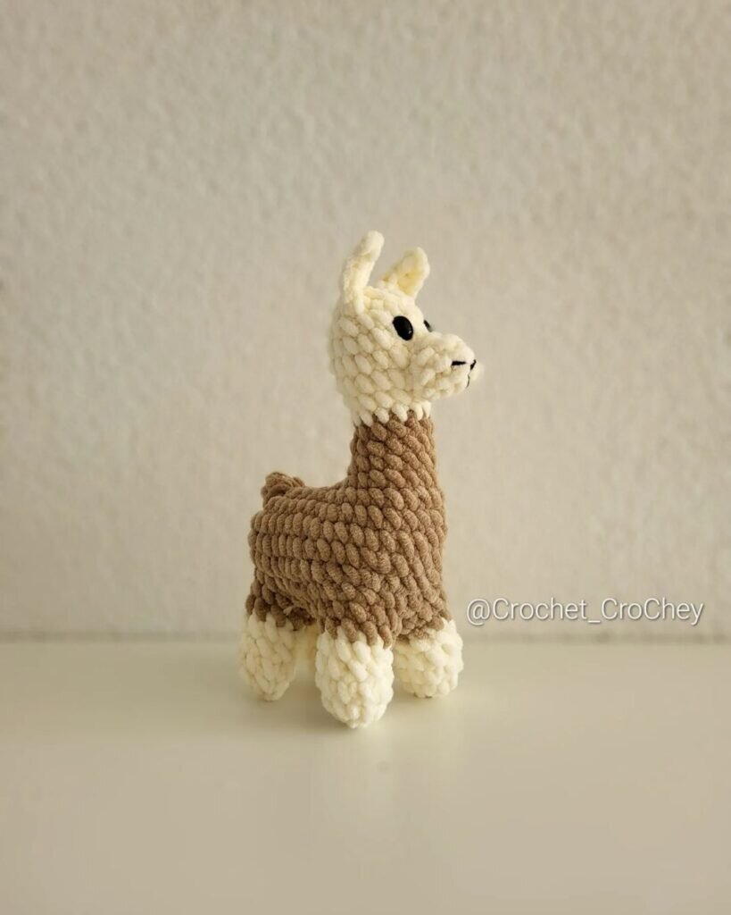 Cute Alpaca Amigurumi Free Pattern 10