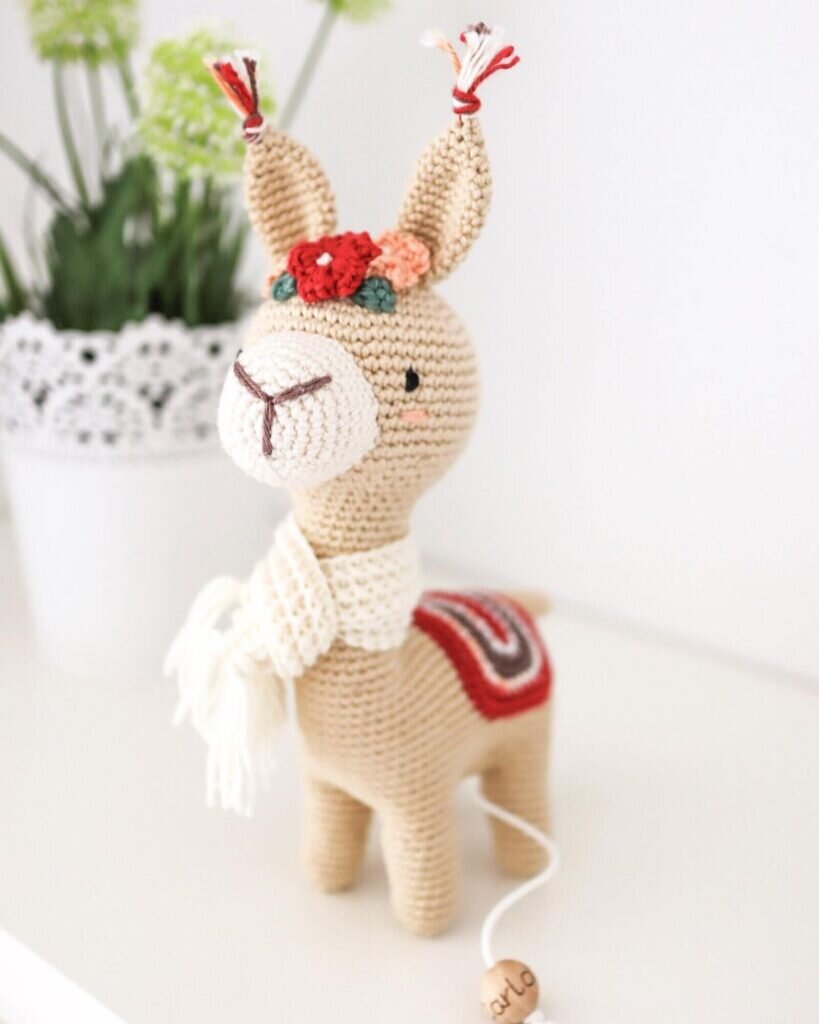 Cute Alpaca Amigurumi Free Pattern 14