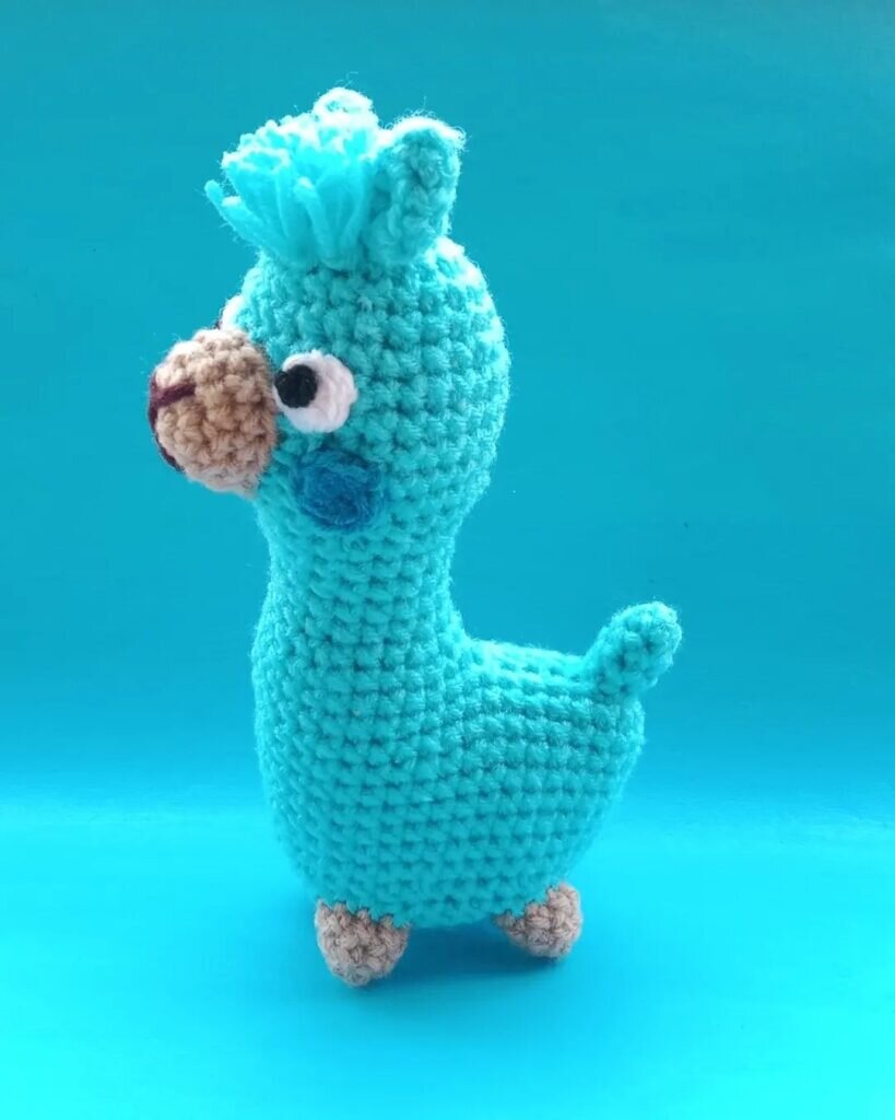 Cute Alpaca Amigurumi Free Pattern 3