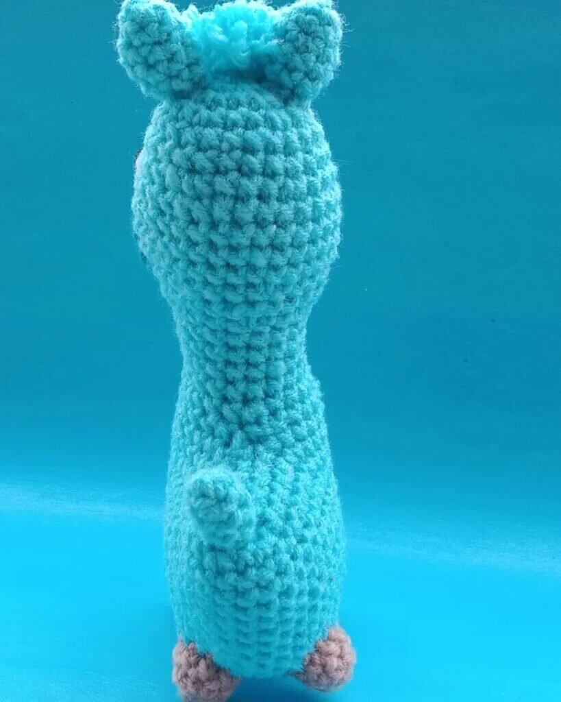 Cute Alpaca Amigurumi Free Pattern 4