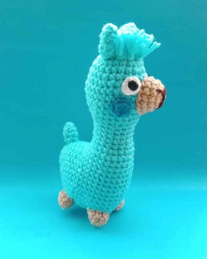 Cute Alpaca Amigurumi Free Pattern 5