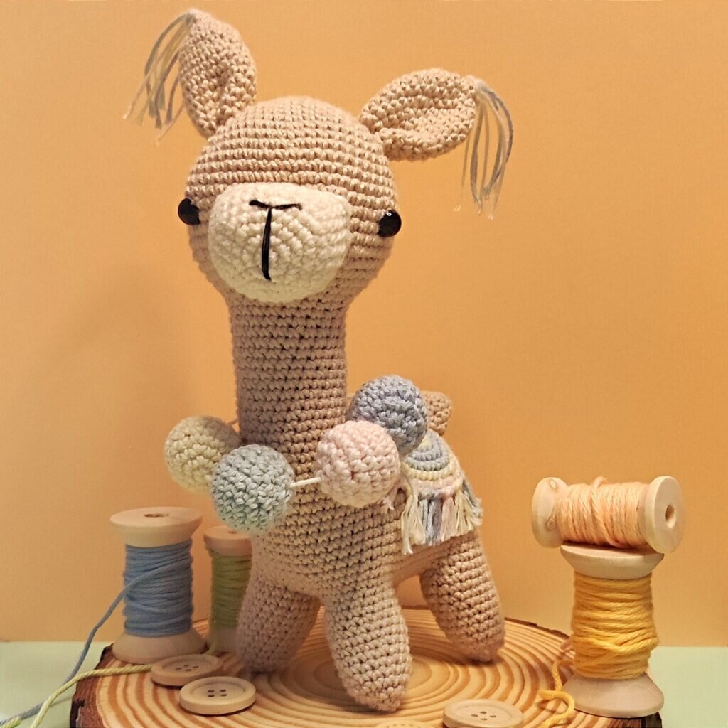 Cute Alpaca Amigurumi Free Pattern 6