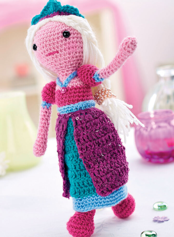 Doll Princess Amigurumi Free Pattern 1