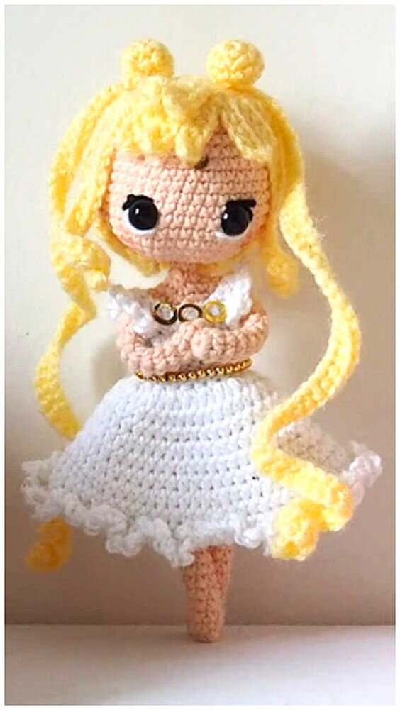 Doll Princess Amigurumi Free Pattern 11