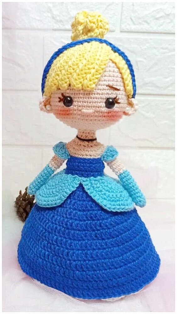 Doll Princess Amigurumi Free Pattern 12