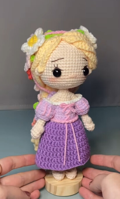 Doll Princess Amigurumi Free Pattern 6