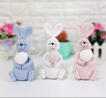 Easter Bunny Amigurumi Free Pattern