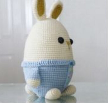 Egg Shaped Amigurumi Rabbit Free Pattern 2