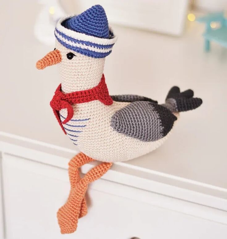 Free Amigurumi Seagull Pattern 2