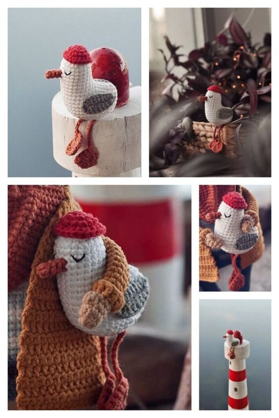 Free Amigurumi Seagull Pattern 5