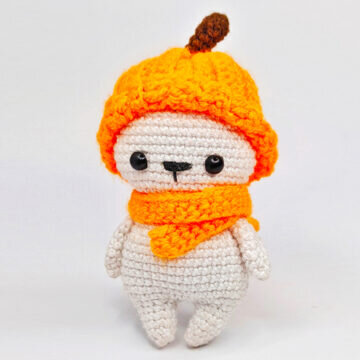 Free Pattern Pumpkin Bear Amigurumi