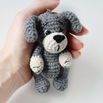 Keychain Dog Amigurumi Free Pattern 2