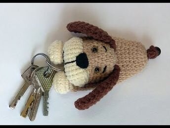 Keychain Dog Amigurumi Free Pattern 4