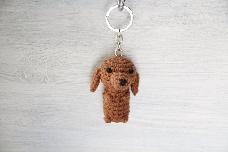 Keychain Dog Amigurumi Free Pattern 6