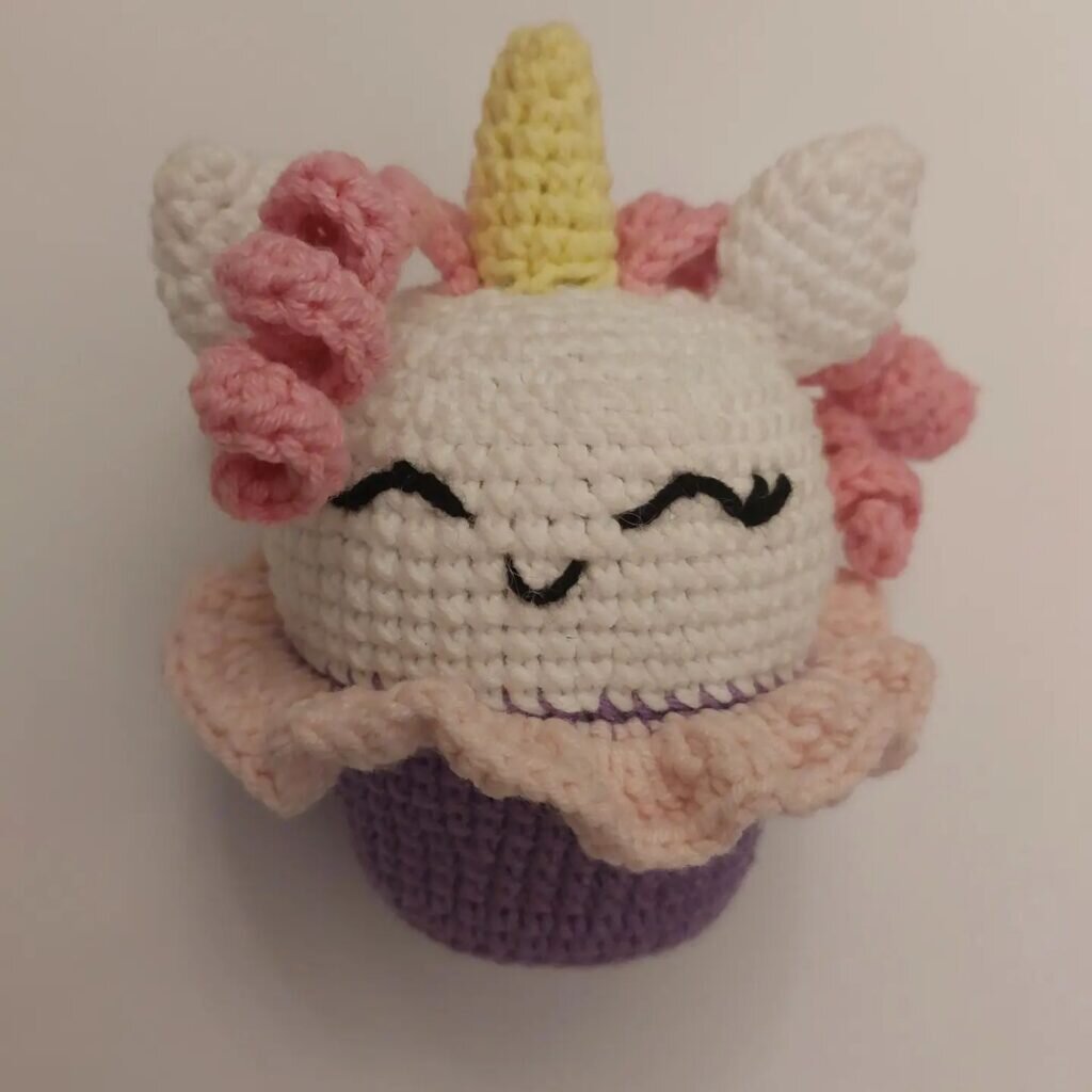 Keychain Unicorn Amigurumi Free Pattern 3