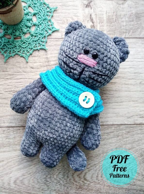 Knitten Plush Amigurumi Free Pattern 5