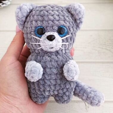 Knitten Plush Amigurumi Free Pattern 6