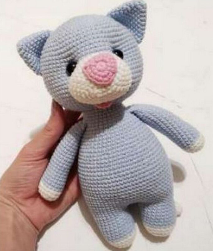 Knitten Plush Amigurumi Free Pattern 8