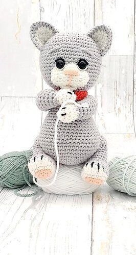 Knitten Plush Amigurumi Free Pattern 9