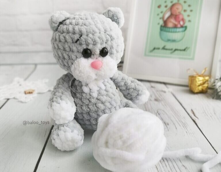 Knitten Plush Amigurumi Free Pattern