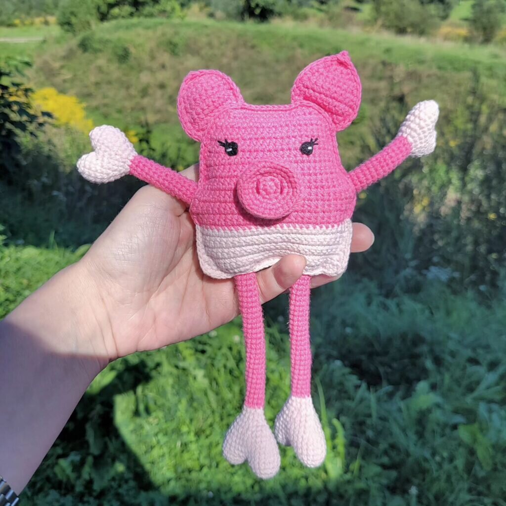 Knitting Amigurumi Piggy Free Pattern 2