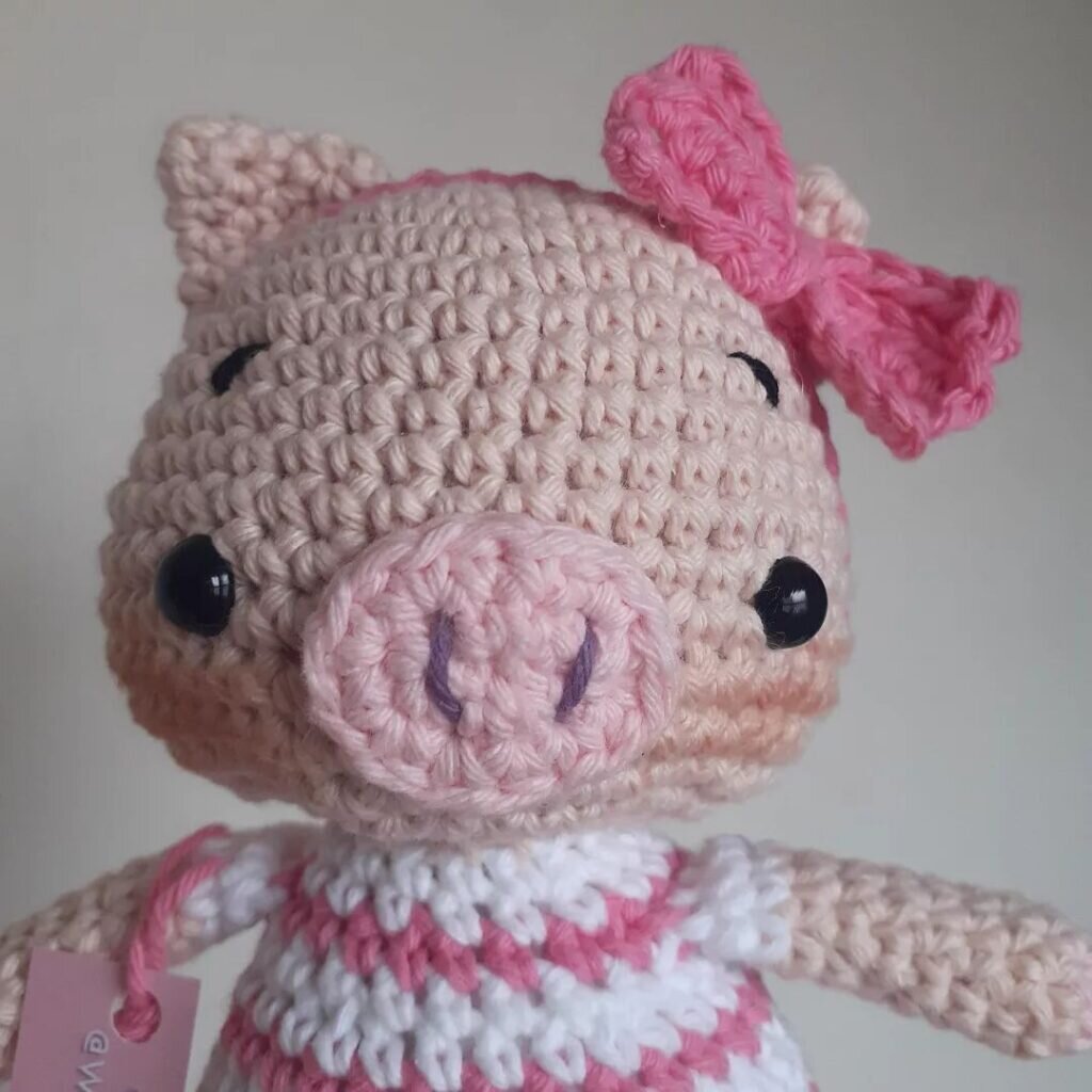 Knitting Amigurumi Piggy Free Pattern 3