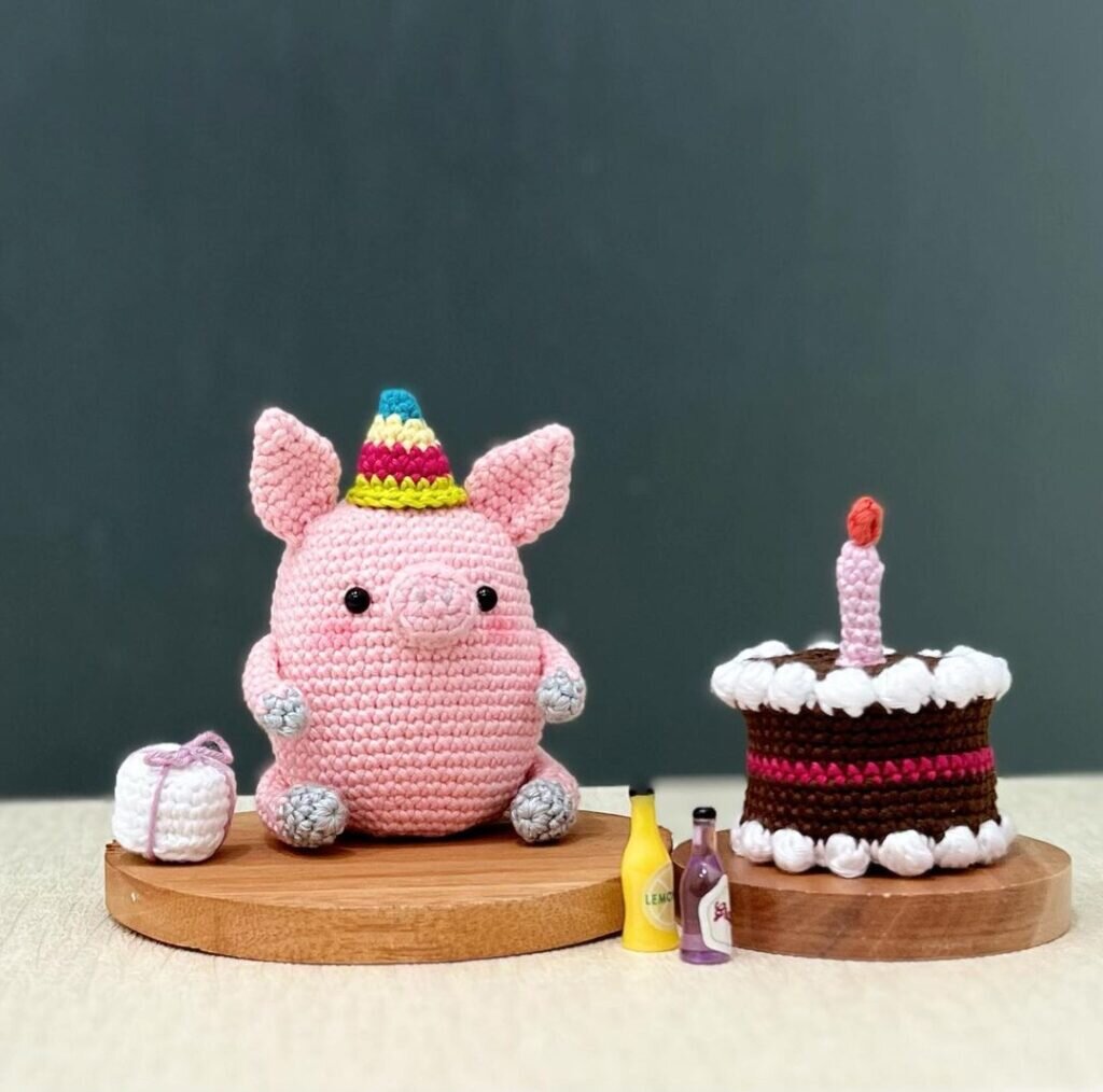 Knitting Amigurumi Piggy Free Pattern 8