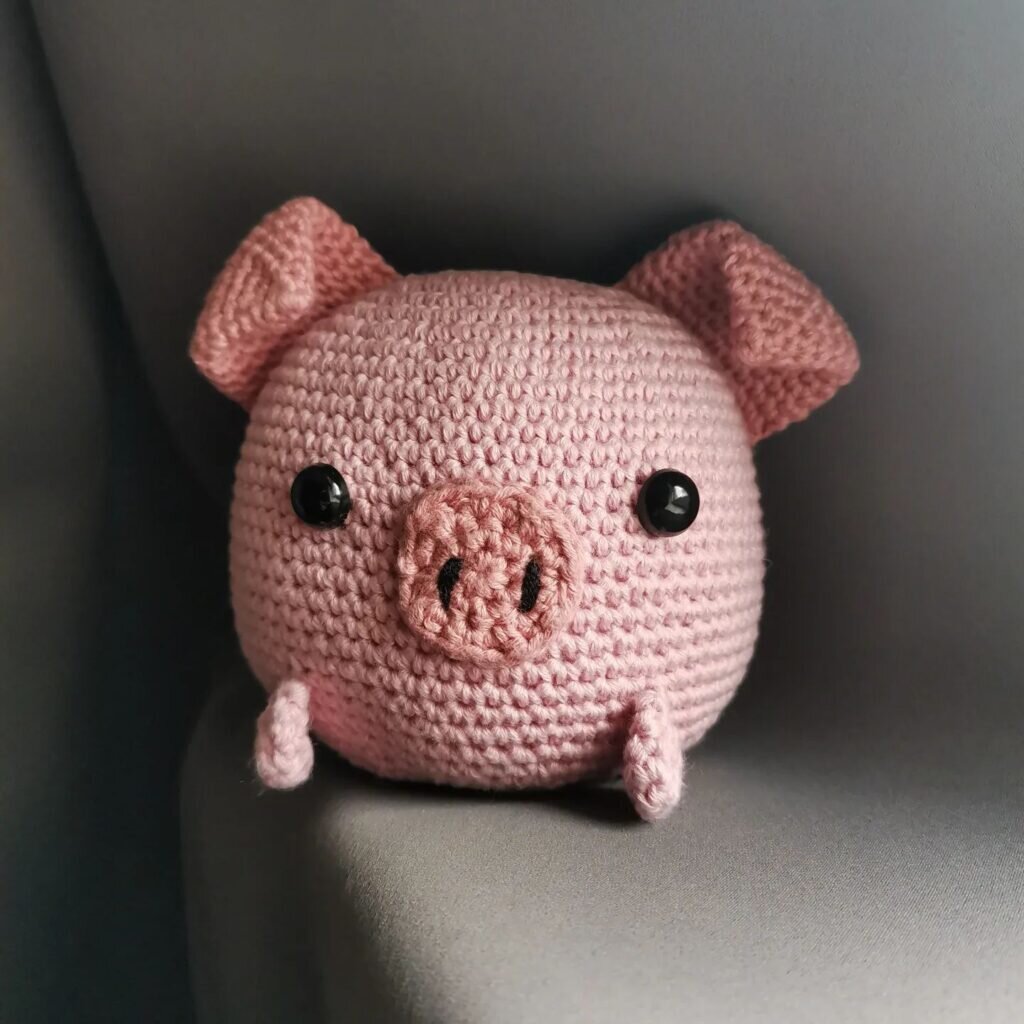 Knitting Amigurumi Piggy Free Pattern 9