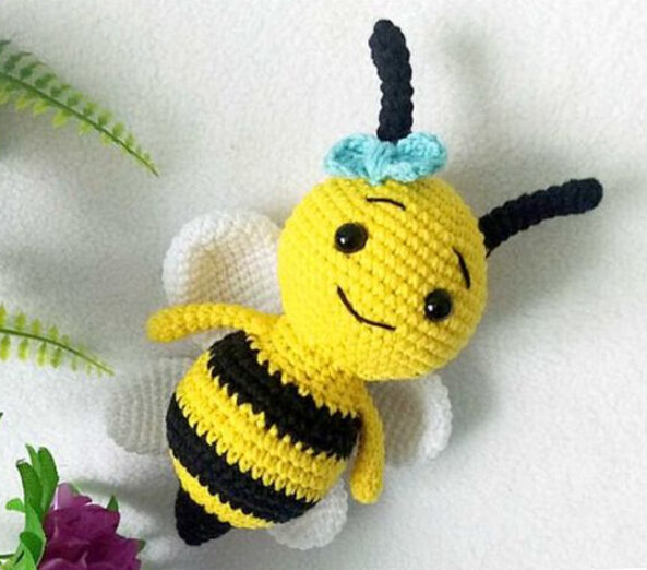 Knitting Amigurumi Spring Bee Free Pattern 12